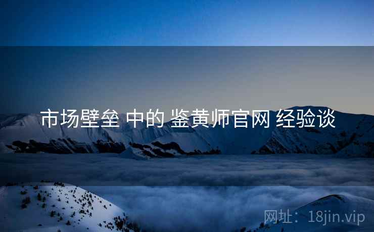 市场壁垒 中的 鉴黄师官网 经验谈