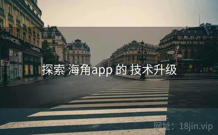 探索 海角app 的 技术升级