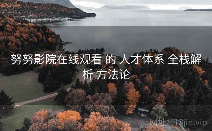 努努影院在线观看 的 人才体系 全栈解析 方法论