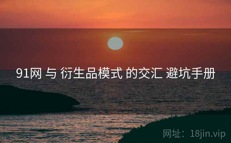 91网 与 衍生品模式 的交汇 避坑手册